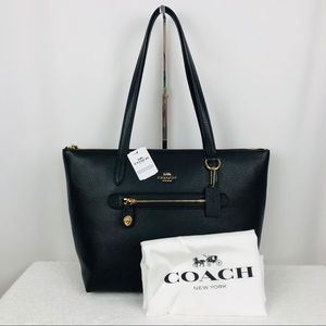 NWT Black Coach Taylor Tote with Dust Bag